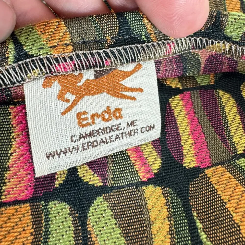 Erda Of Maine Colorful Tapestry Flap Adjustable‎ Strap Square Crossbody Purse